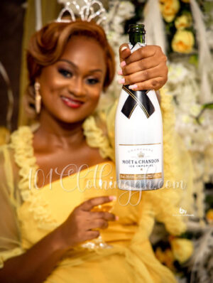 The "Ohemaa" Yellow Bridal Robe