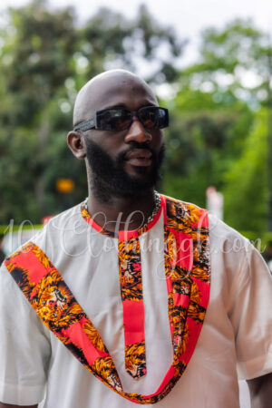 IGBO NATIVE CLOTH SHIRT( ISHIAGU)